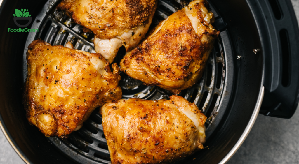 Blackened air fryer salmon bites 