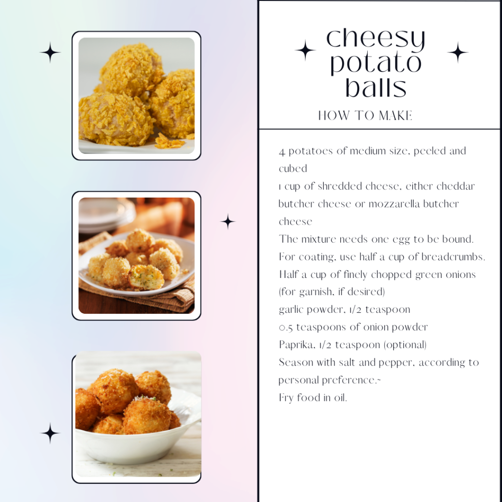 cheesy potato balls